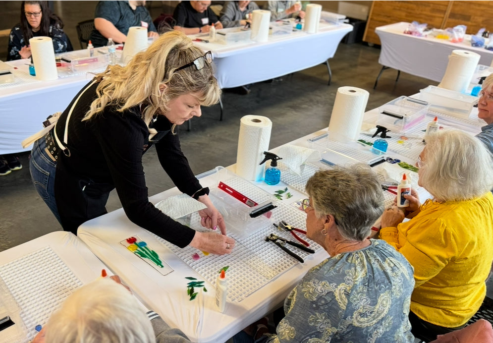 Fused Glass Christmas Tree Workshop With Karen K. McCann October 18 1pm-3pm