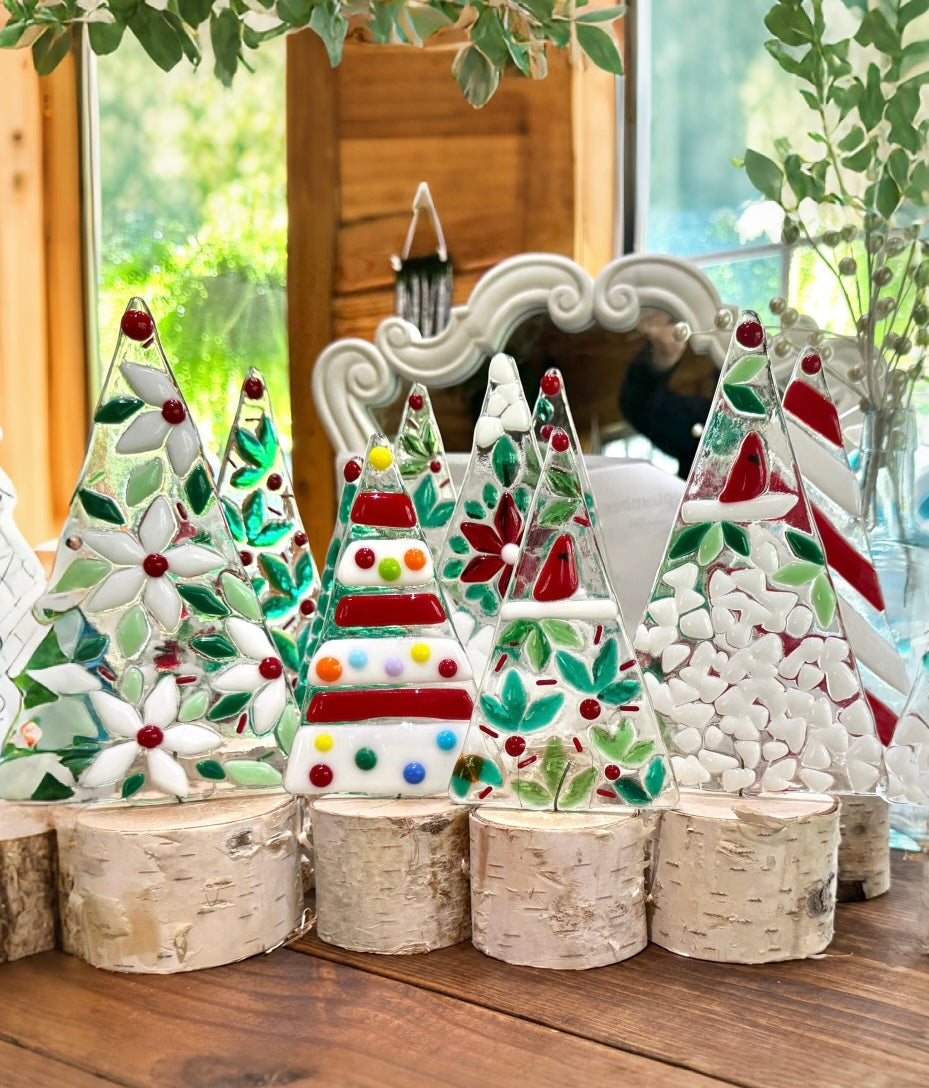 Fused Glass Christmas Tree Workshop with Karen K. McCann October 18, 4pm-6pm