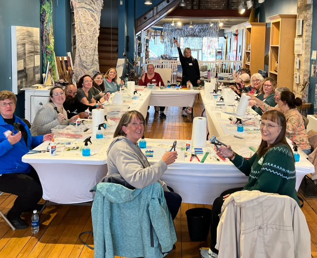 Fused Glass Christmas Tree Workshop with Karen K. McCann October 18, 4pm-6pm