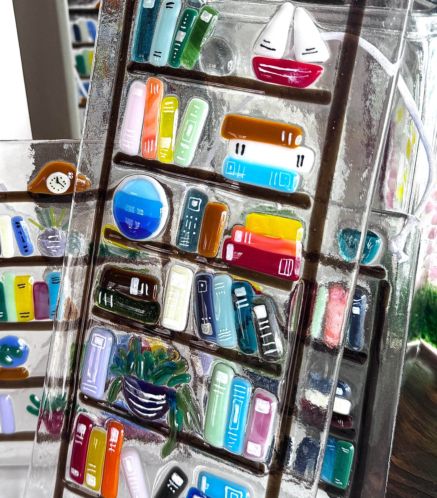 Busy Busy Bookshelves: Fused Glass Workshop with Karen K McCann