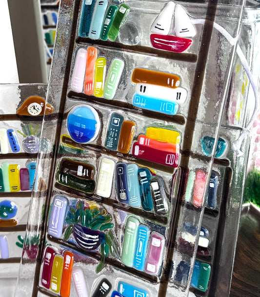 Busy Busy Bookshelves: Fused Glass Workshop with Karen K McCann